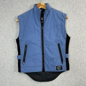 Kerrits On Course Riding Vest Blue Black‎ Zip Front Equestrian Ladies Size Small